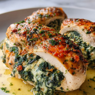 Irresistibly Delicious Spinach Stuffed Chicken