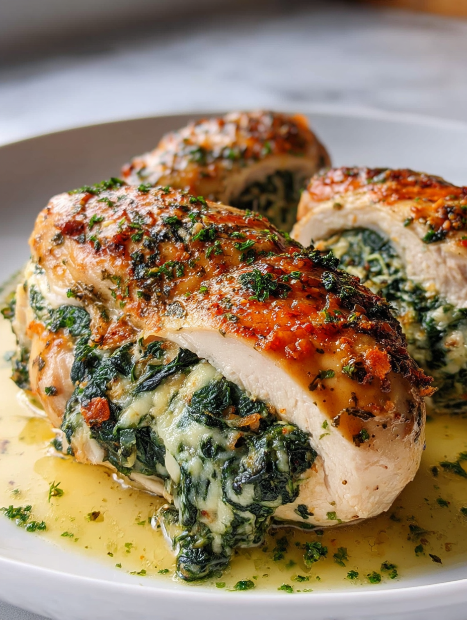 Irresistibly Delicious Spinach Stuffed Chicken