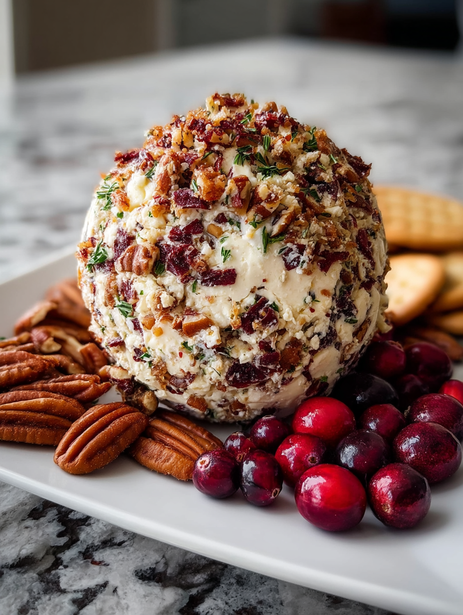 Cranberry Pecan Cheese Ball