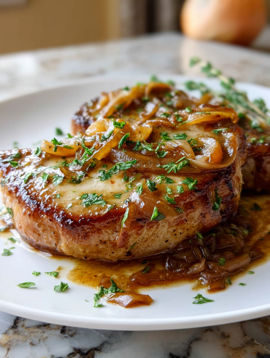 French Onion Pork Chops