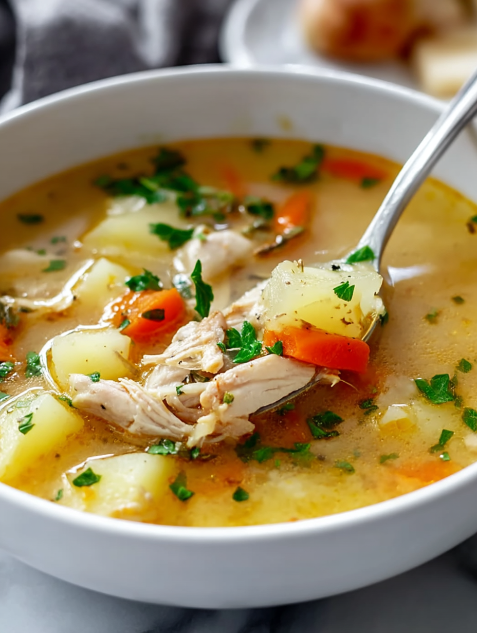 My Grandma's Secret Chicken Potato Soup