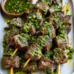 Chimichurri Steak Skewers