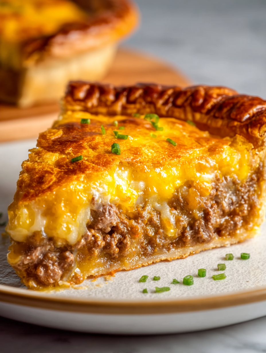 One-Pan Cheeseburger Pie Dinner