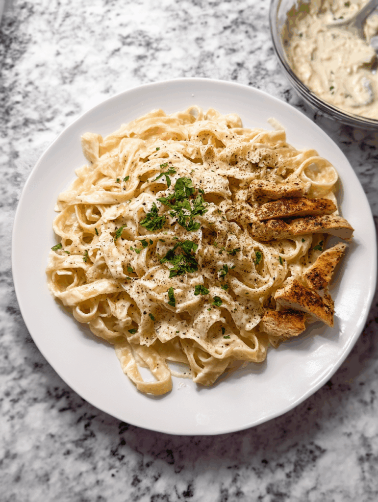 White sauce pasta