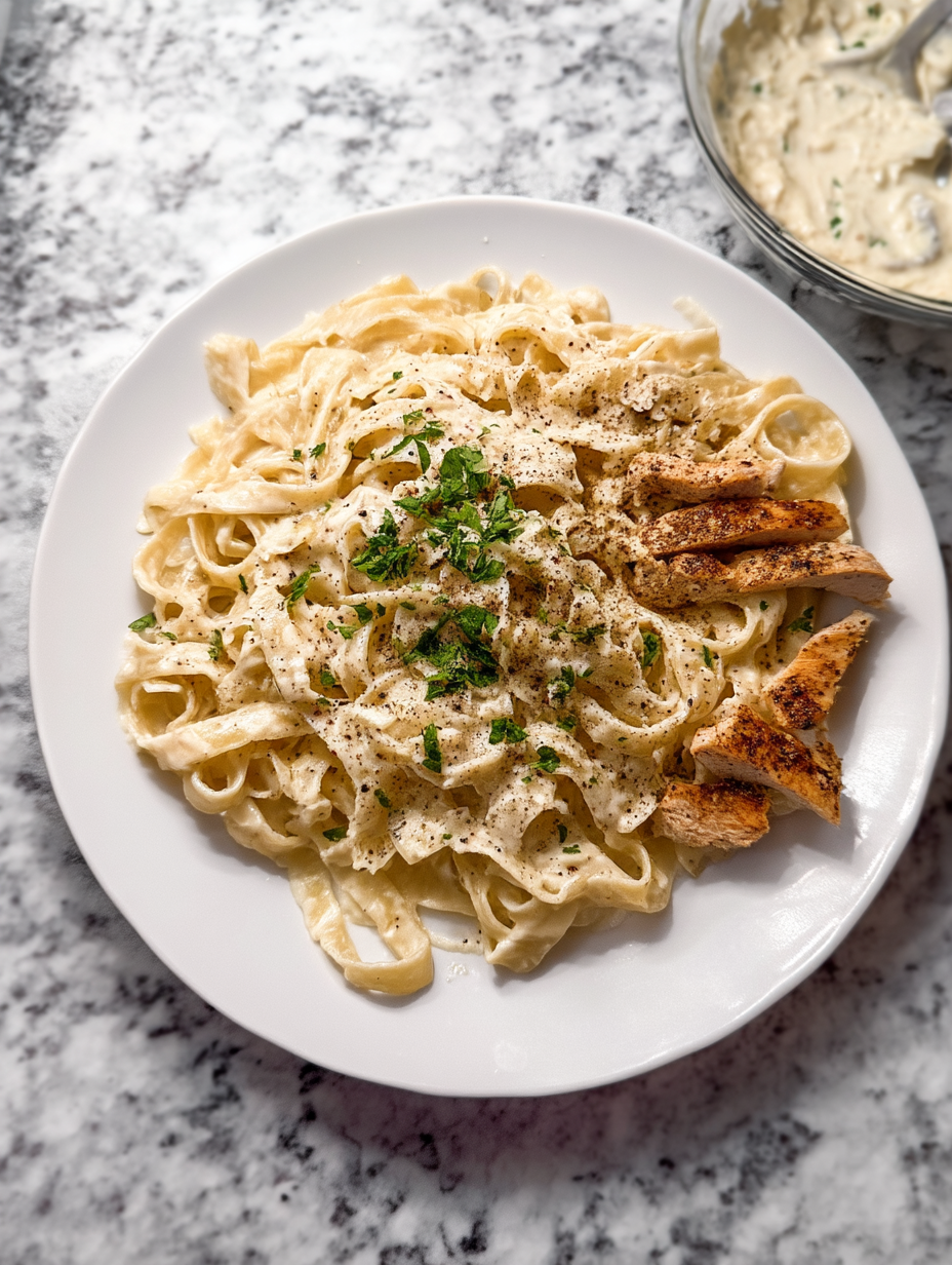 White sauce pasta